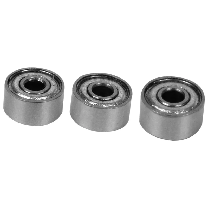ABGE-50Pcs Rodamiento de bolas radial métrico blindado de metal sellado de goma en miniatura Modelo: 692 ZZ 2X6X3MM