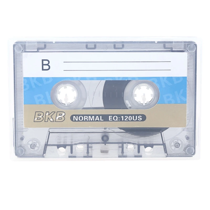 Audio Cassette Tape with 60 Minutes Convenient Recording Blank Cassette Tape Records Speech Recorder Tape