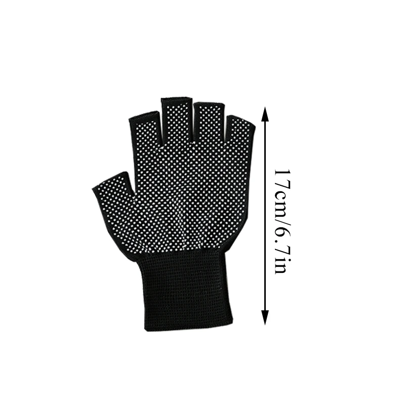 Gants de cyclisme et de conduite en nylon, mitaines de vélo respirantes, anti-alde, sports de plein air, exercice de yoga, gants fins demi-doigts