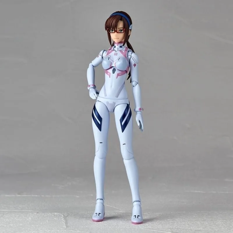 Akham Asylum Style Evangelion Action Figure: Asuka e Mari Makinami in White Battle Suits Modello da collezione Giocattolo Regalo per bambini