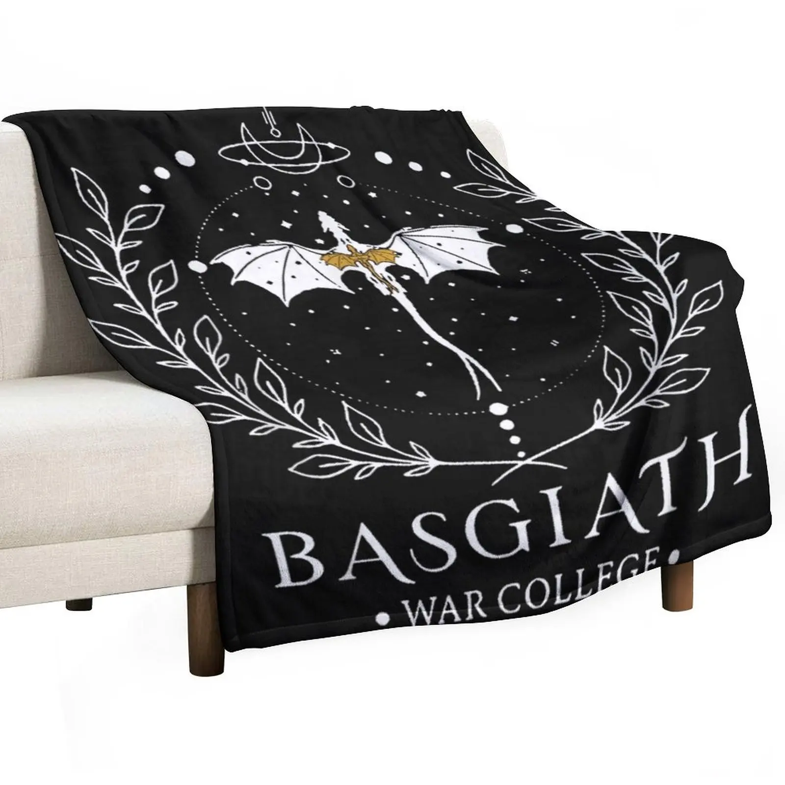 Fourth Wing Basgiath Two Sided Romantasy Dragons Yarros T-Shirt Throw Blanket Kid'S Quilt Sofas Blankets