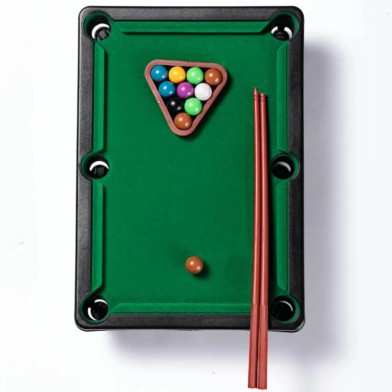 

Bored, play billiards anytime, anywhere. Mini gift