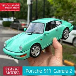 NOREV 1:18 Porsche 911 Carrera 2 Cabriolet 1990 Car Model Alloy  Personal Collection Sent To Friends Company Display