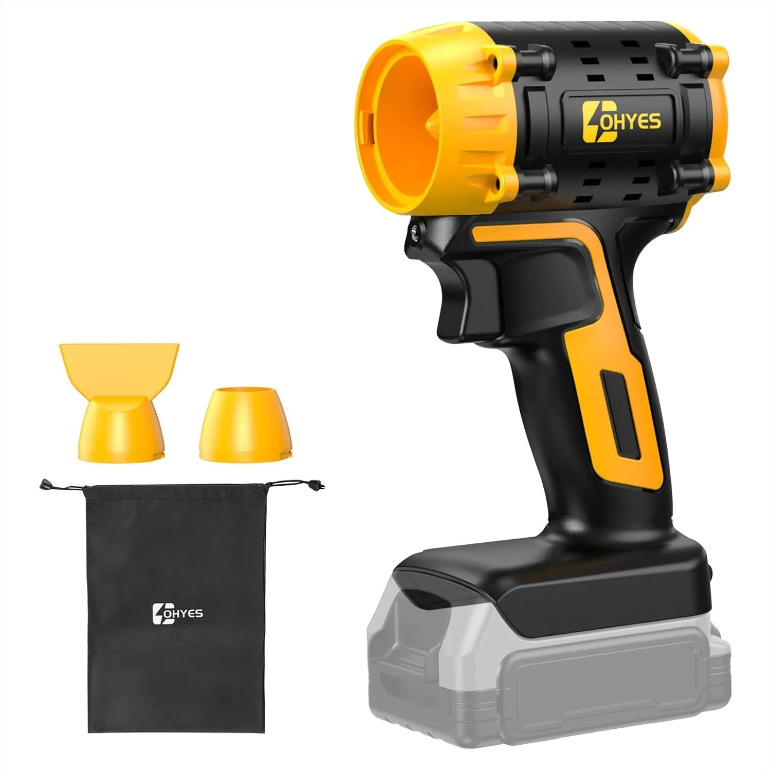 

Air Duster 380W Brushless Blower 100,000RPM Fit for DeWALT 20V Max Battery Variable Speed Turbo Jet Fan for Jobsite Workshop