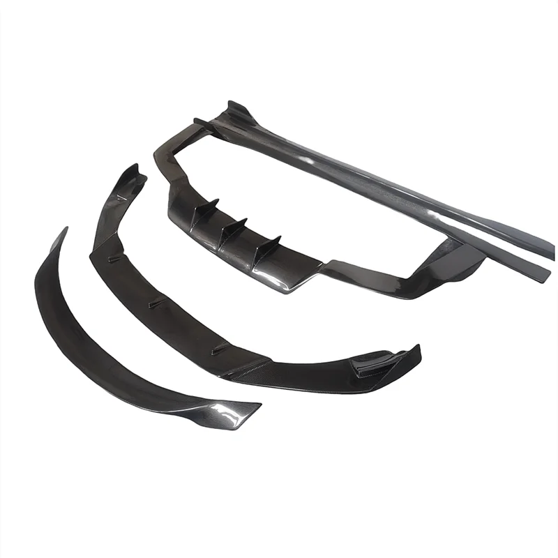

Carbon Fiber for Upgrade 3D Style Body Kit Front Lip Splitter Rear Diffuser Side Skirts Spoiler Hood