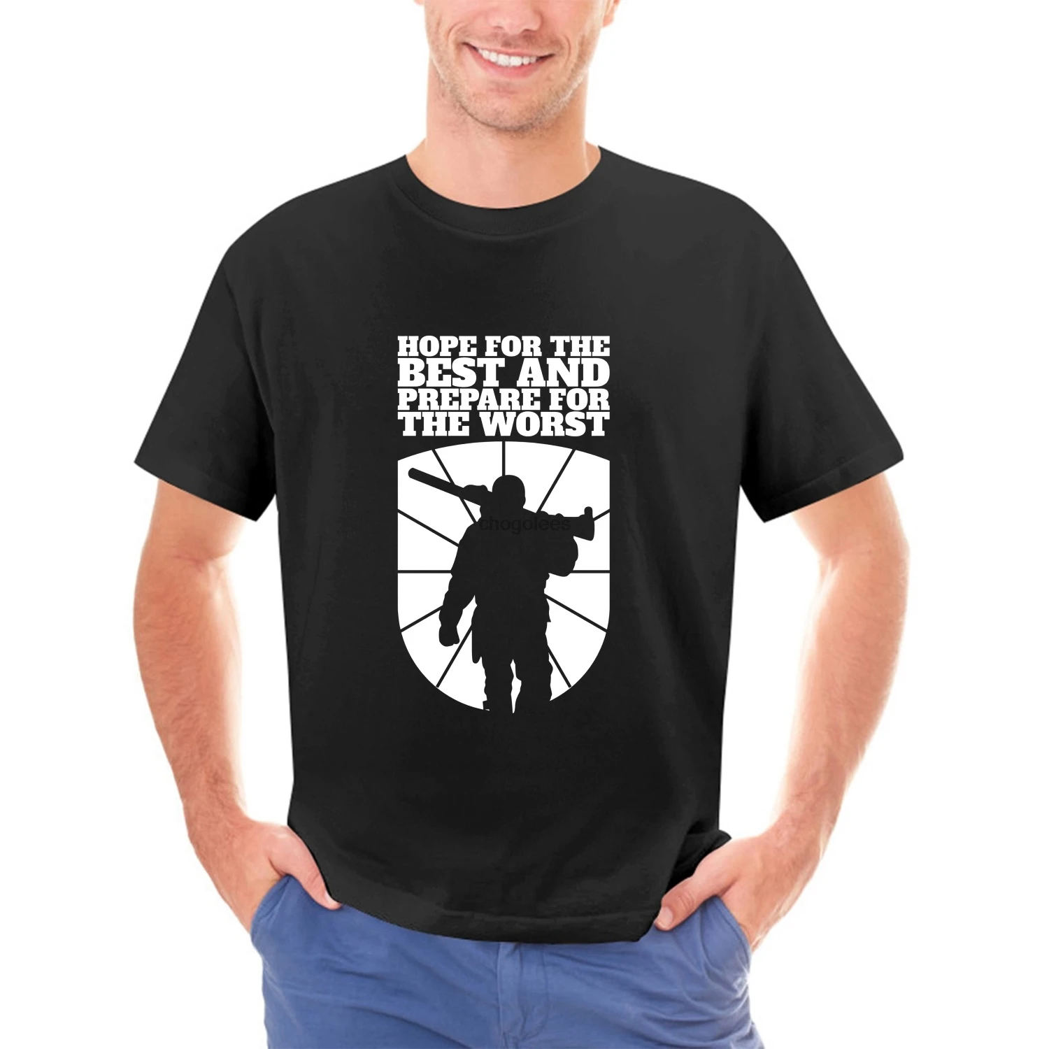 Tshirt new fashion printed prepper shirt gifts for doomsday preppers  Top mens Loose customization Tees