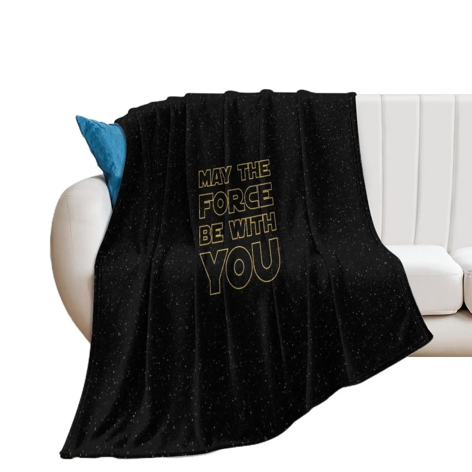 May The Force Be With You Throw Blanket heavy to sleep Thermal Summer Blankets