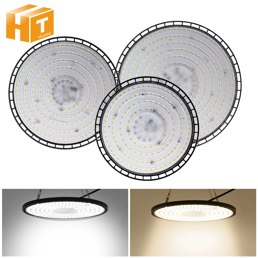 220V UFO LED High Bay Light 70W 100W 150W SMD2835 High Brightness 4000K 6000K IP65 Waterproof