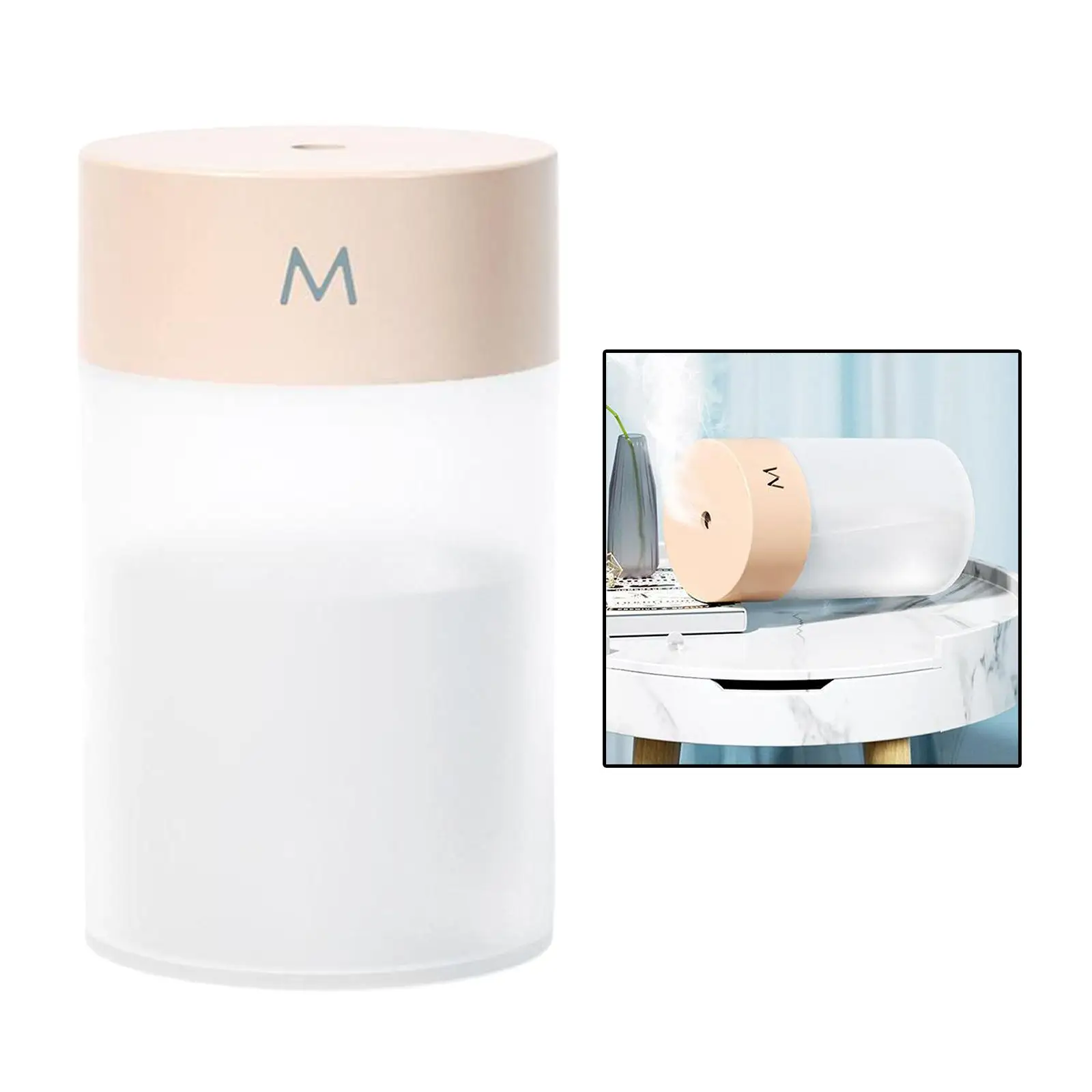 Umidificador e Difusor de Ar Ultrassônico, 260ml, Carro, Quarto, Escritório, Mesa, Pacote 2-4