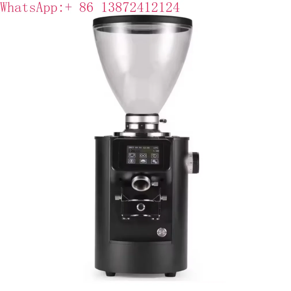 

Commercial 83 Titanium Coated Burr Automatic Espresso Grinders 1kg Hopper Electric Coffee Bean Grinder