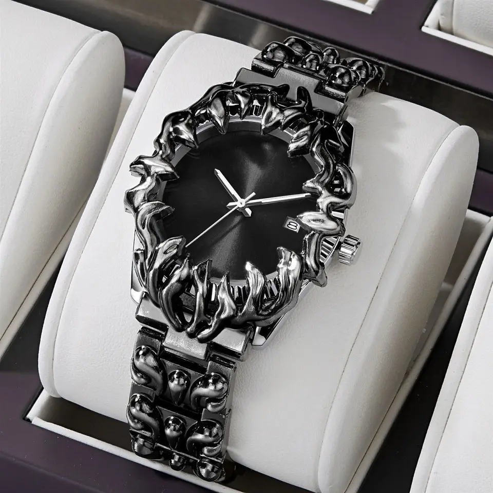 Classic Retro Claw Alabaster Style Y2K Watches for Men European 