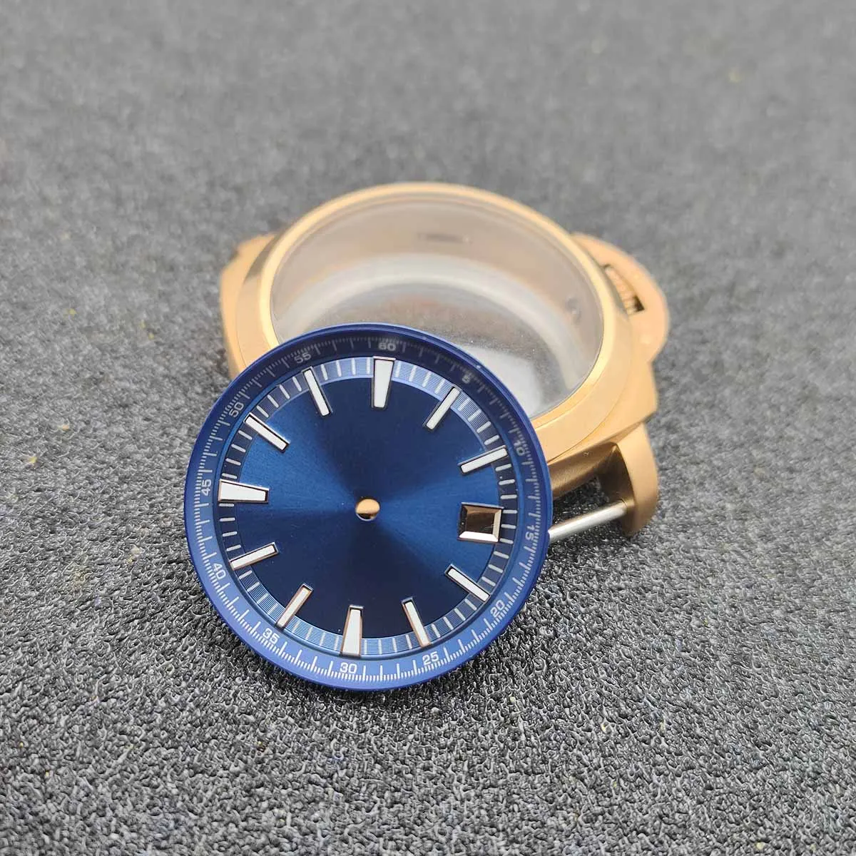 Replacement 33MM Watch Dial Single Calendar Dial Green Luminous Dial for Miyota8215 Movement Watches Modification Parts