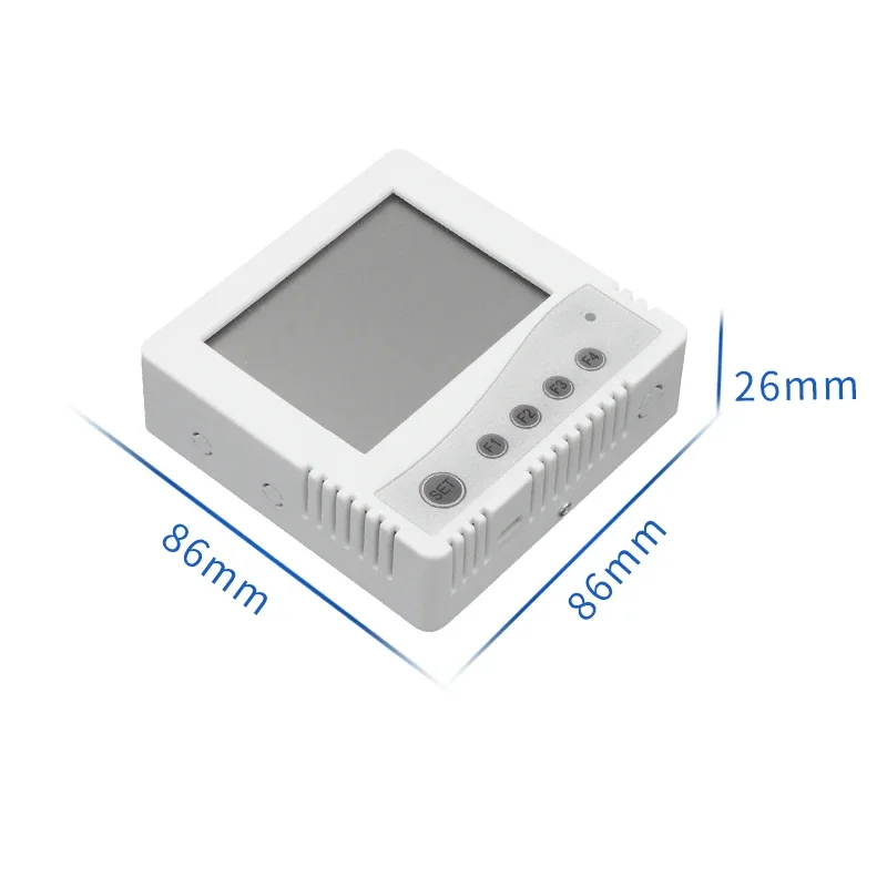 

Temperature and Humidity Sensor Transmitter Industrial High Precision Temperature Moisture Meter Large LCD Screen