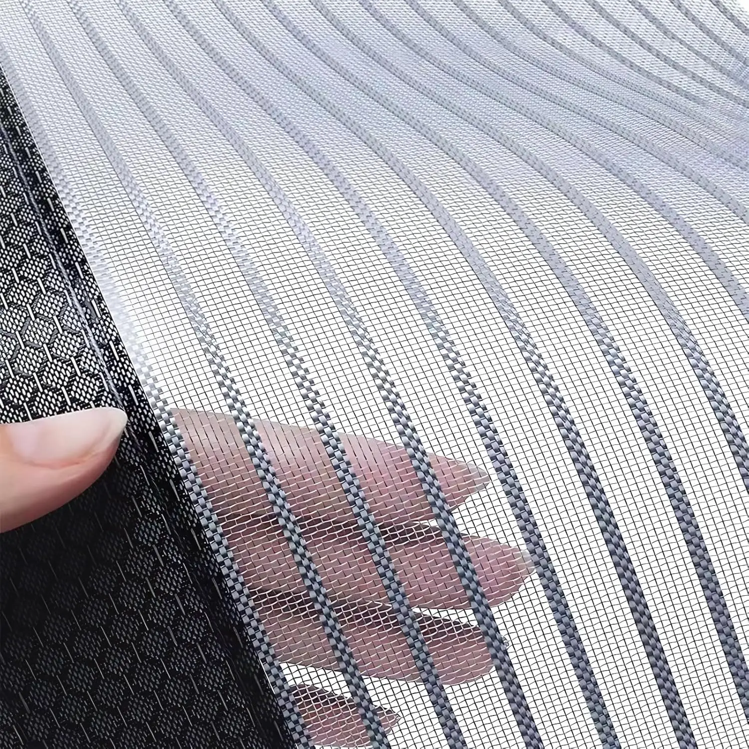 

Heavy Duty Door Screen Magnetic Closure, 36 Inch X 82 Inch ，Thickened Fiberglass Screen Door Mesh, Self Sealing, Tear Resist