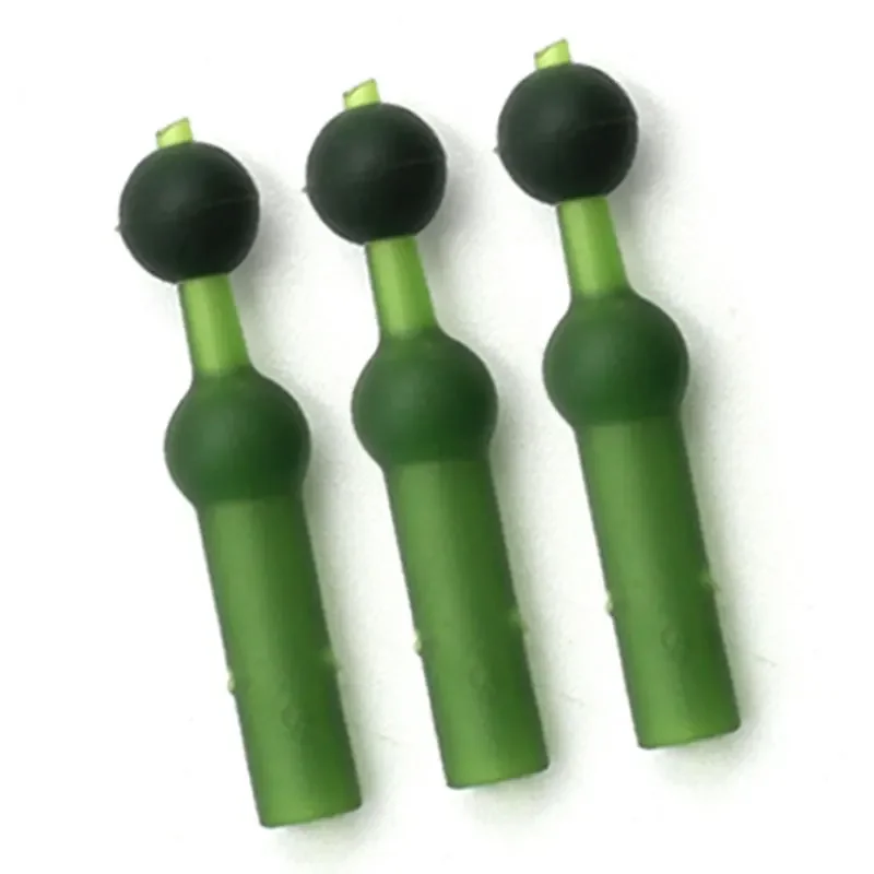 10pcs Carp Fishing Run Rig Accessories Kit Heli Chod Rig Ring Clips Rubber Bead for Carp Fishing Helicopter Rig Tackle