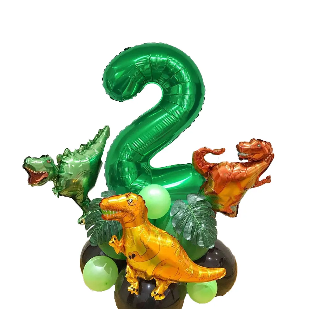 16PCS/PACK Dinosaur Pillar Party Decoration Balloon Set