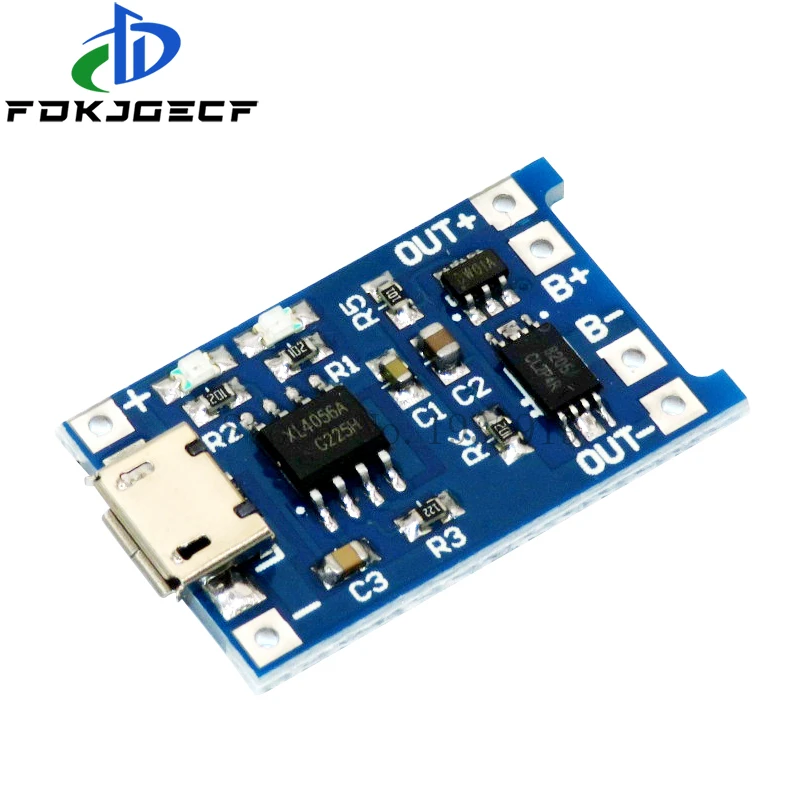 DC 0.9V-5V to 5V 600MA Power Bank Charger Step Up Boost Converter Supply Voltage Module USB Output Charging Circuit Board TP4056