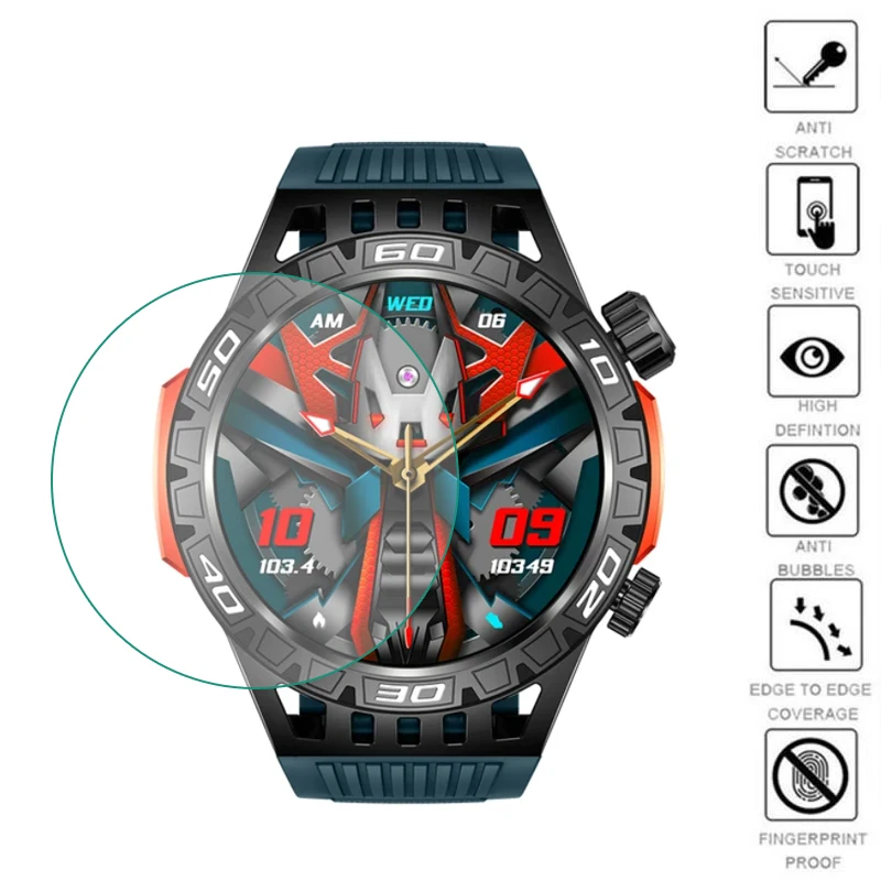 5pcs TPU Soft Smartwatch Clear Protective Film Guard For Colmi V71 Smart Watch Display Screen Protector Cover Accessories