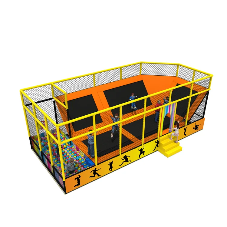 Outdoor Gymnastic Bungee Jump Square Trampoline for Sale