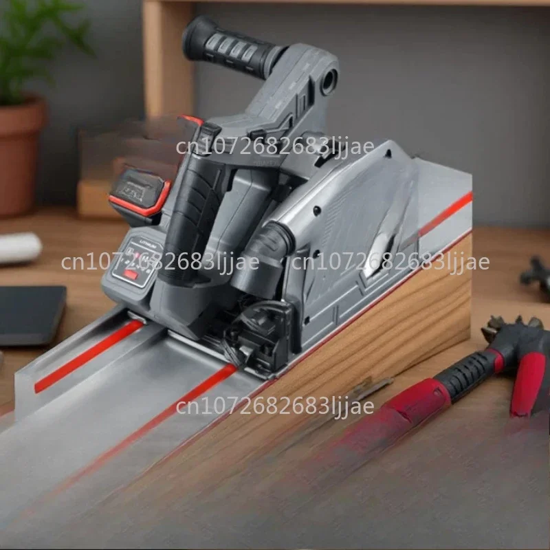 Circular saw Multifunctional woodworking chainsaw, disc household cutting brushless lithium battery portable guide rail