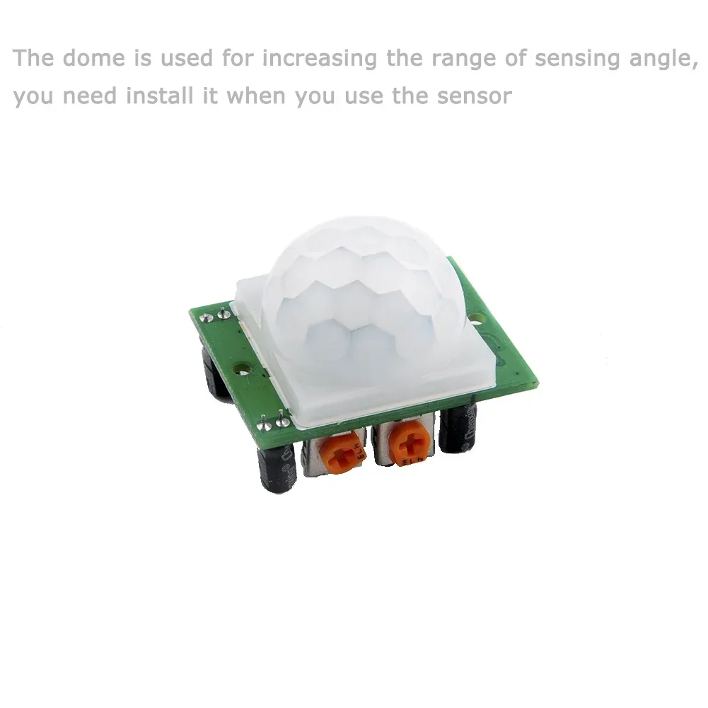 HC-SR501 PIR وحدة استشعار الحركة قابل للتعديل IR كاشف الأشعة تحت الحمراء الحرارية لاردوينو التوت بي لتقوم بها بنفسك إنذار الأمن