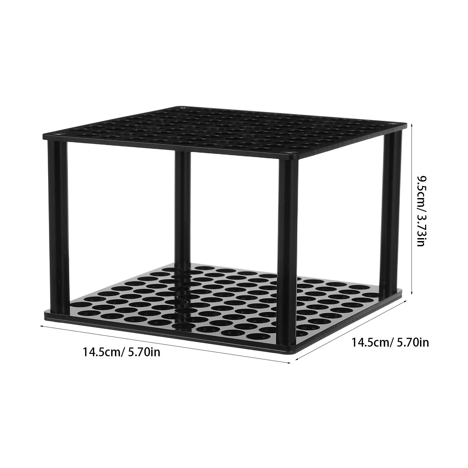 Acrylic 96 Hole Pen Holder Storage Rack for Markers Pencils Brushes Crayons Paint Pens Desk Organizer Art Studio School Office