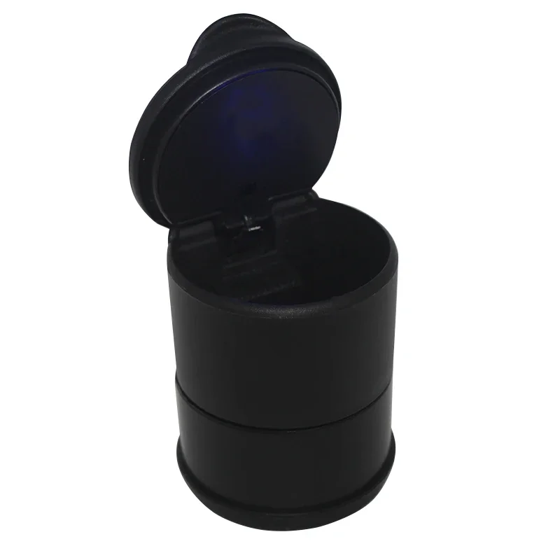 LED 빛을 가진 휴대용 자동차 담배 재떨이 컵 분리형 원터치 오픈 차량 재떨이 홀더 재떨이 자동차 액세서리