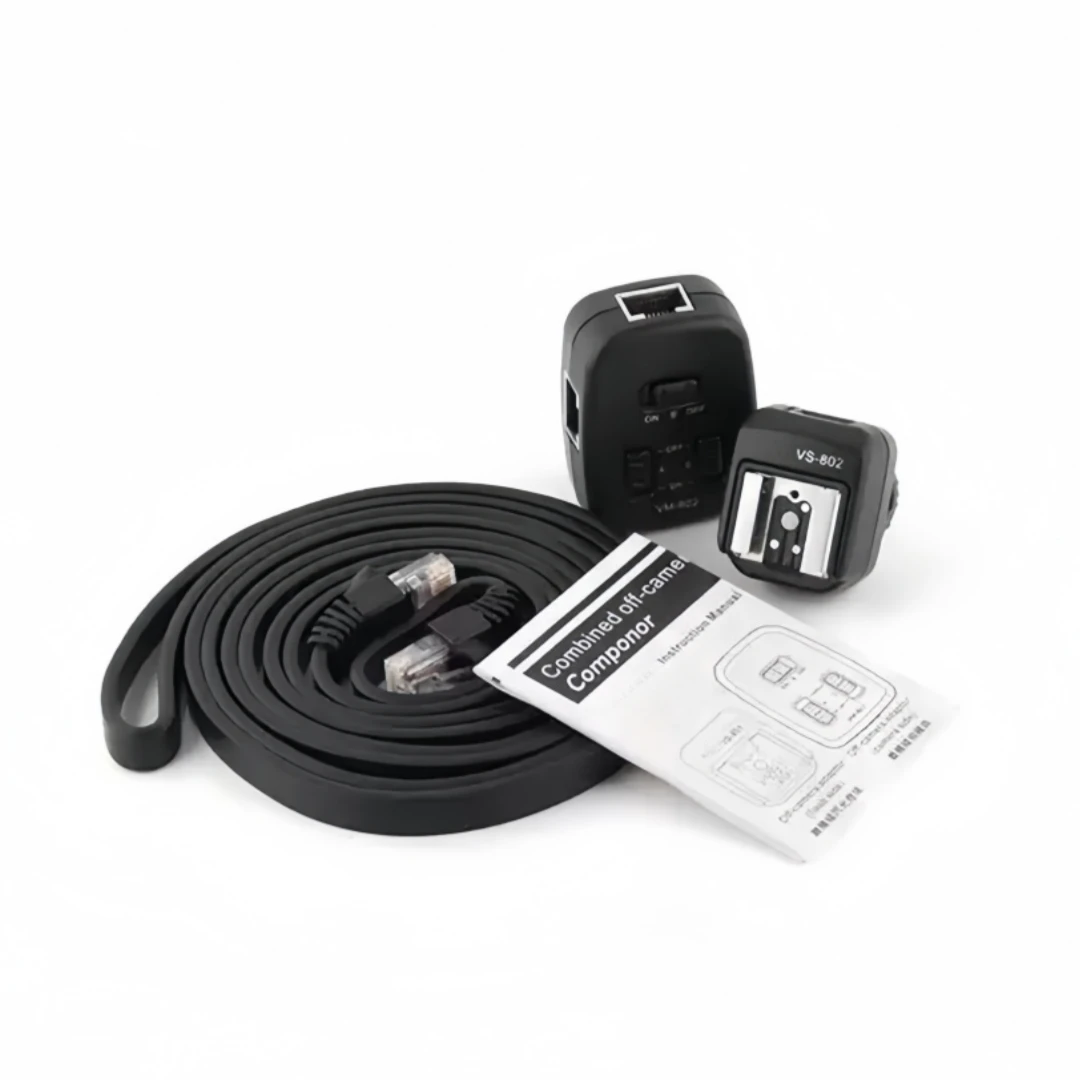 TTL Off-Camera Flash Sync Cord Remote Extension Cable Compatible with Nikon SB-910 SB-5000 Durable External Speedlight Flash