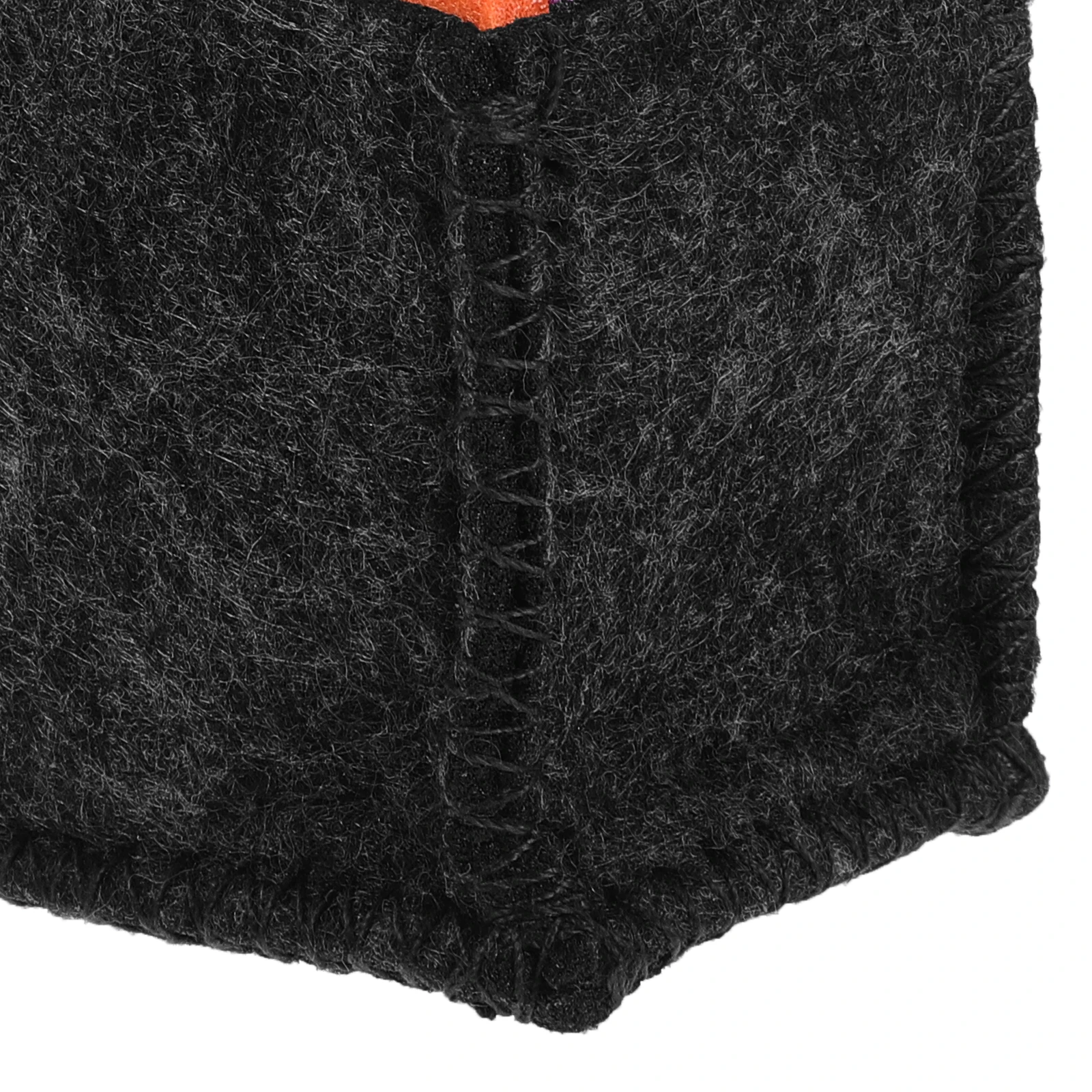 

Felt Placemat Box Black Color Non-slip Heat Resistant Place Mat Thick Kitchen Supplies Durable Felt Plate Mat Storage Creative