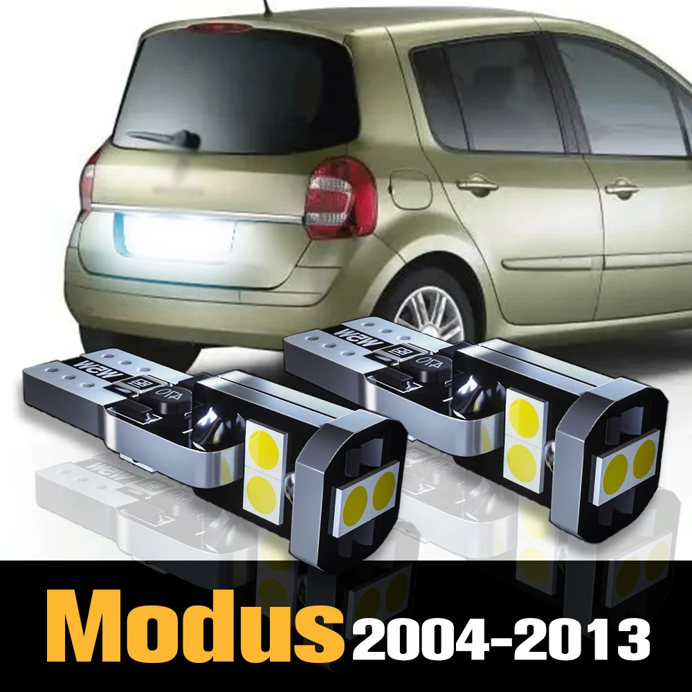 

2pcs Canbus LED License Plate Light Lamp Accessories For Renault Modus 2004 2005 2006 2007 2008 2009 2010 2011 2012 2013