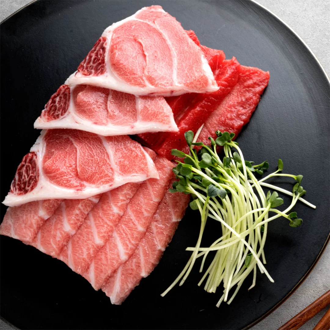 [정도] 참치회 프리미엄 참다랑어 참치 뱃살 적신 배꼽살 135g 