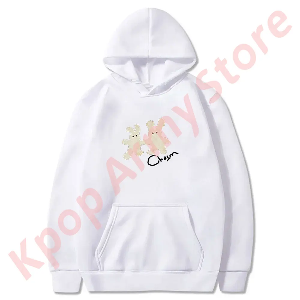 Clairo Charm Bunny Hoodies Tour New Logo Merch Hooded Sweatshirts Women Men Fashion Casual Streetwear