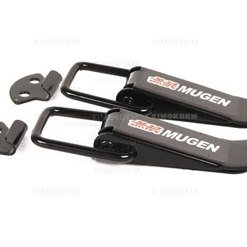 2Pcs/Set Universal For MUGEN Hood Pin Bonnet Lock Kit Tunning For Honda Mugen Power Logo Typer Civic Accord CRV Auto Styling ﻿ ﻿