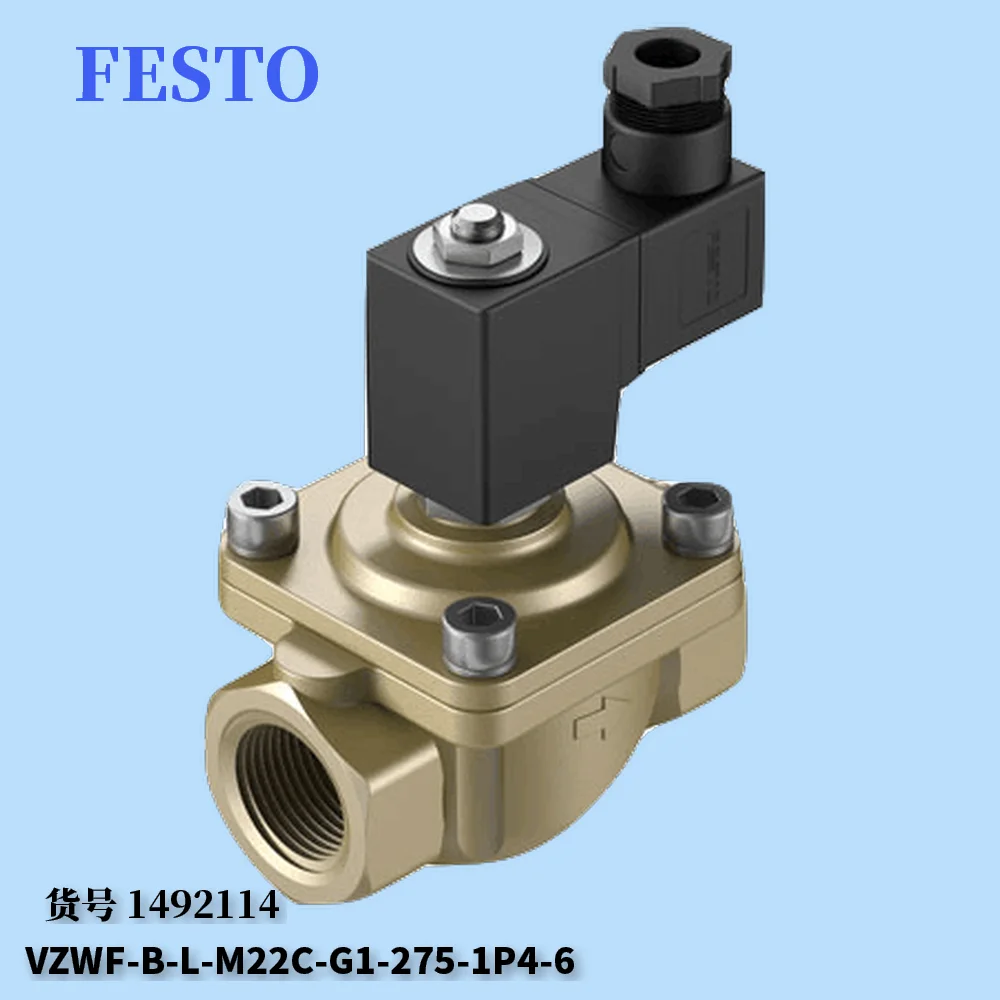 Festo Solenoid Valve VZWF-B-L-M22C-G1-275-1P4-6 1492114 Stock