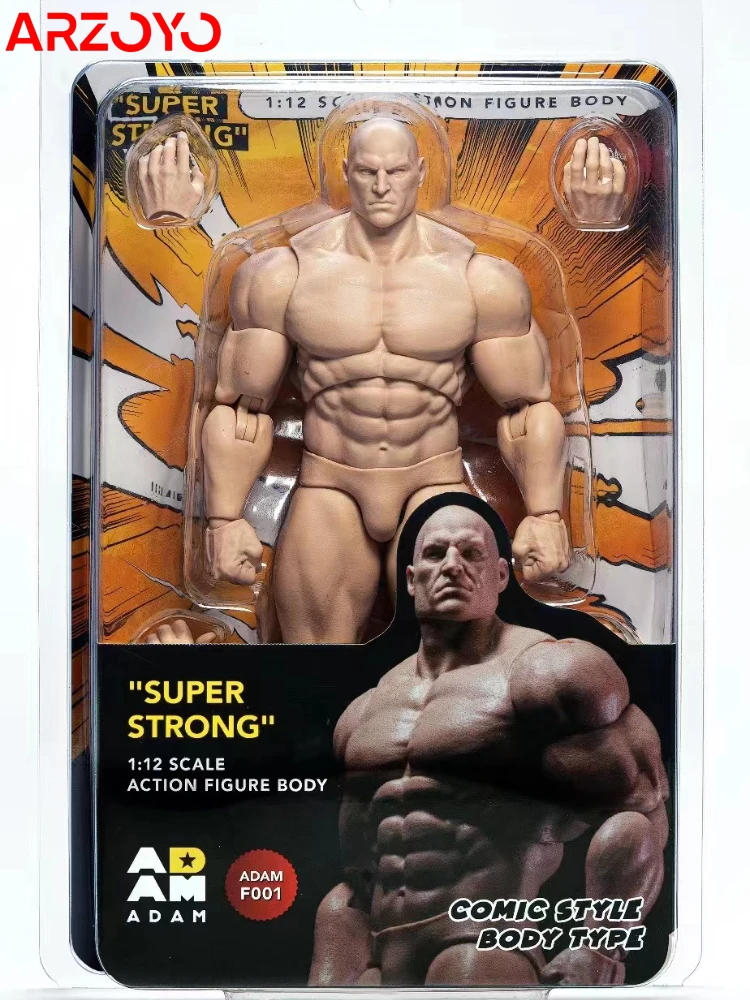 Muff Toys AD01 1/12 figurine à collectionner corps fort Muscle bande dessinée héros corps articulé 17Cm hommes soldat figurine modèle