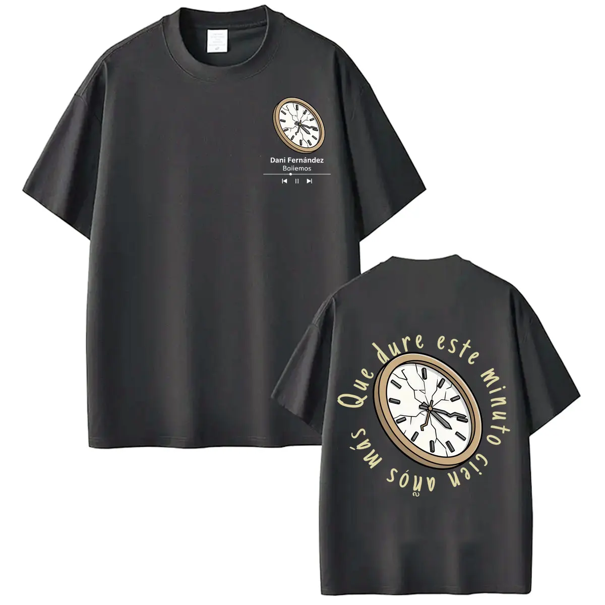 Singer Dani Fernandez Fashion Print T-shirt Men Women Vintage Fashion T-shirt Short-sleeved Loose Casual Cotton Hip-hop T-shirts