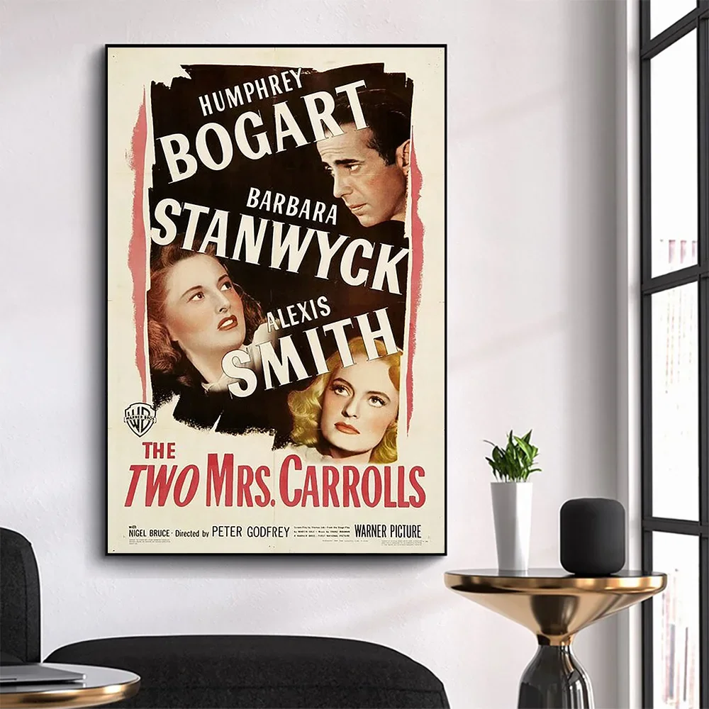 WM3313 The Two Mrs. Carrolls (4) Classic Movie HD Silk Fabric Poster Art Decor Indoor Painting Gift