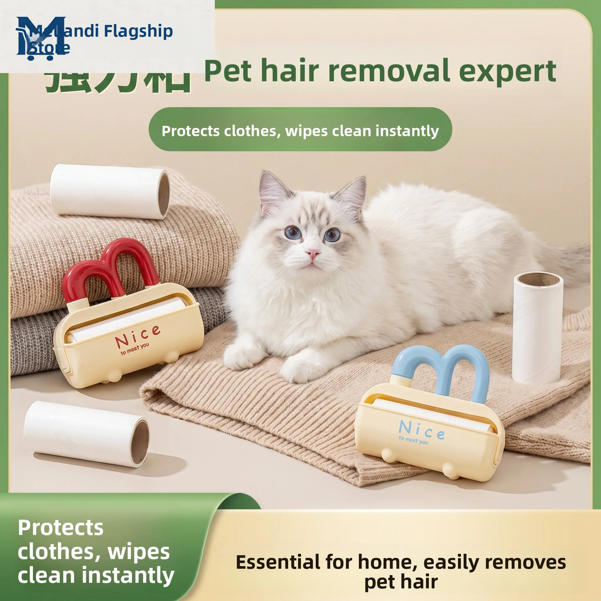 owner's-sticky-hair-remover-replacement-paper-60-tornable-rolling-clothes-dehair-brush-strong-plastic-material