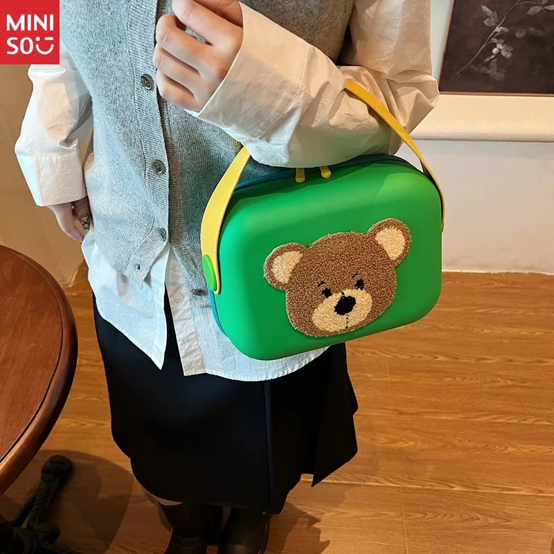 Miniso Dopamine Hello Kitty Makeup Bag, Ins Fashion Portable Toiletry Case for Travel