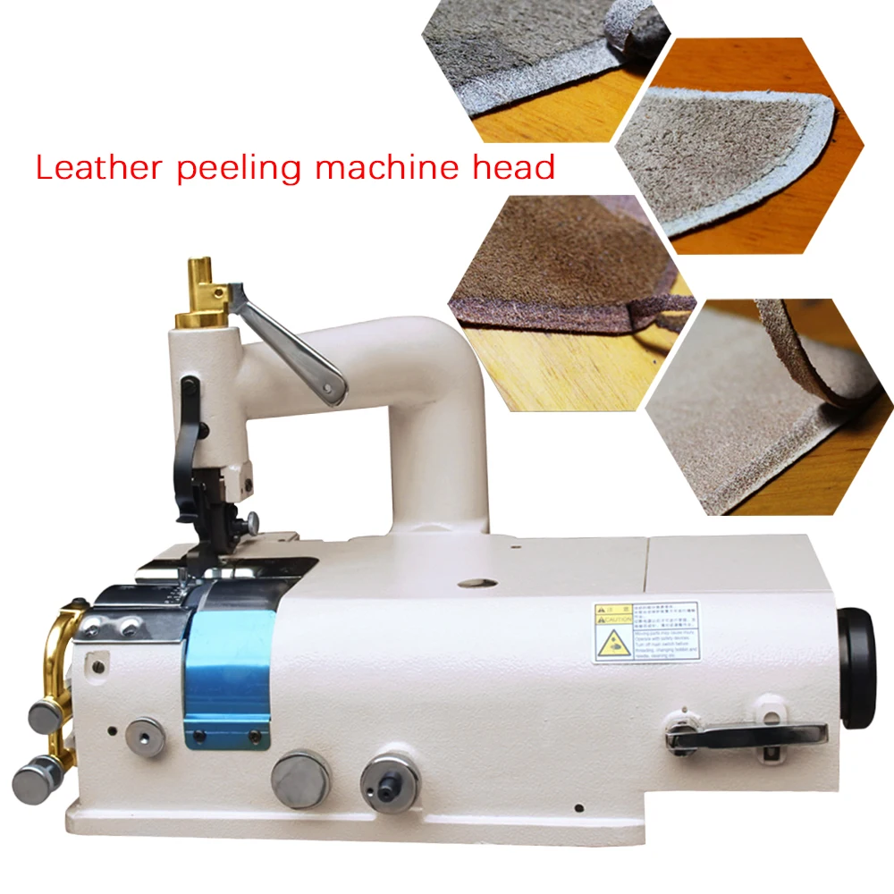 SM-801 Industrial Leather Skiving Machine Leather Shovel Skiver Cutter Leather Edge Thinning Shovel Skin Cutter (Exclude Motor)