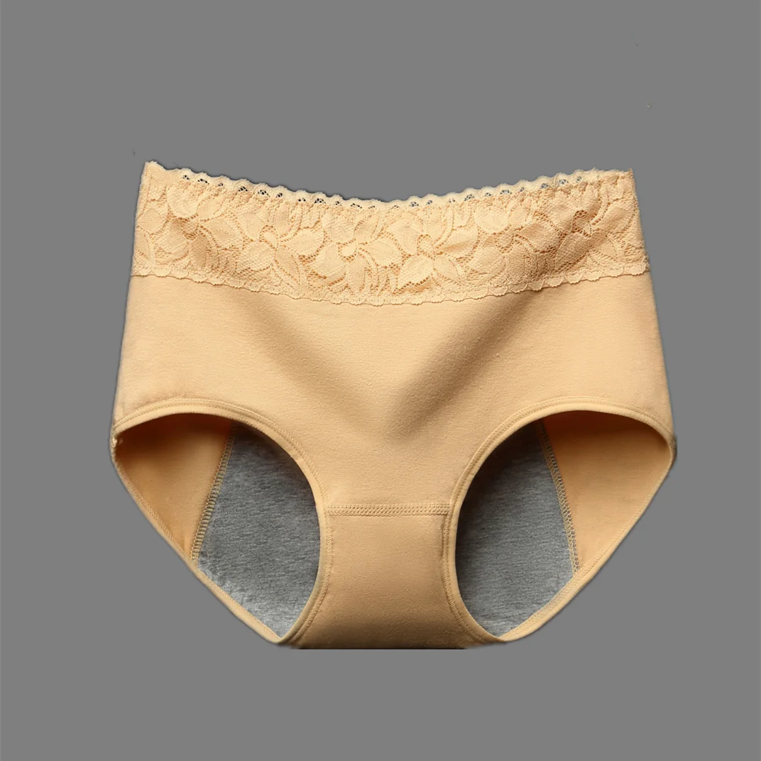 Menstruele Slipje Slips Cottonleakproof Waterdicht Voor Vrouwen Korte Een-Piecesmenstrual Midden-Waiwomanfancyunderwearsize Xl Xxl