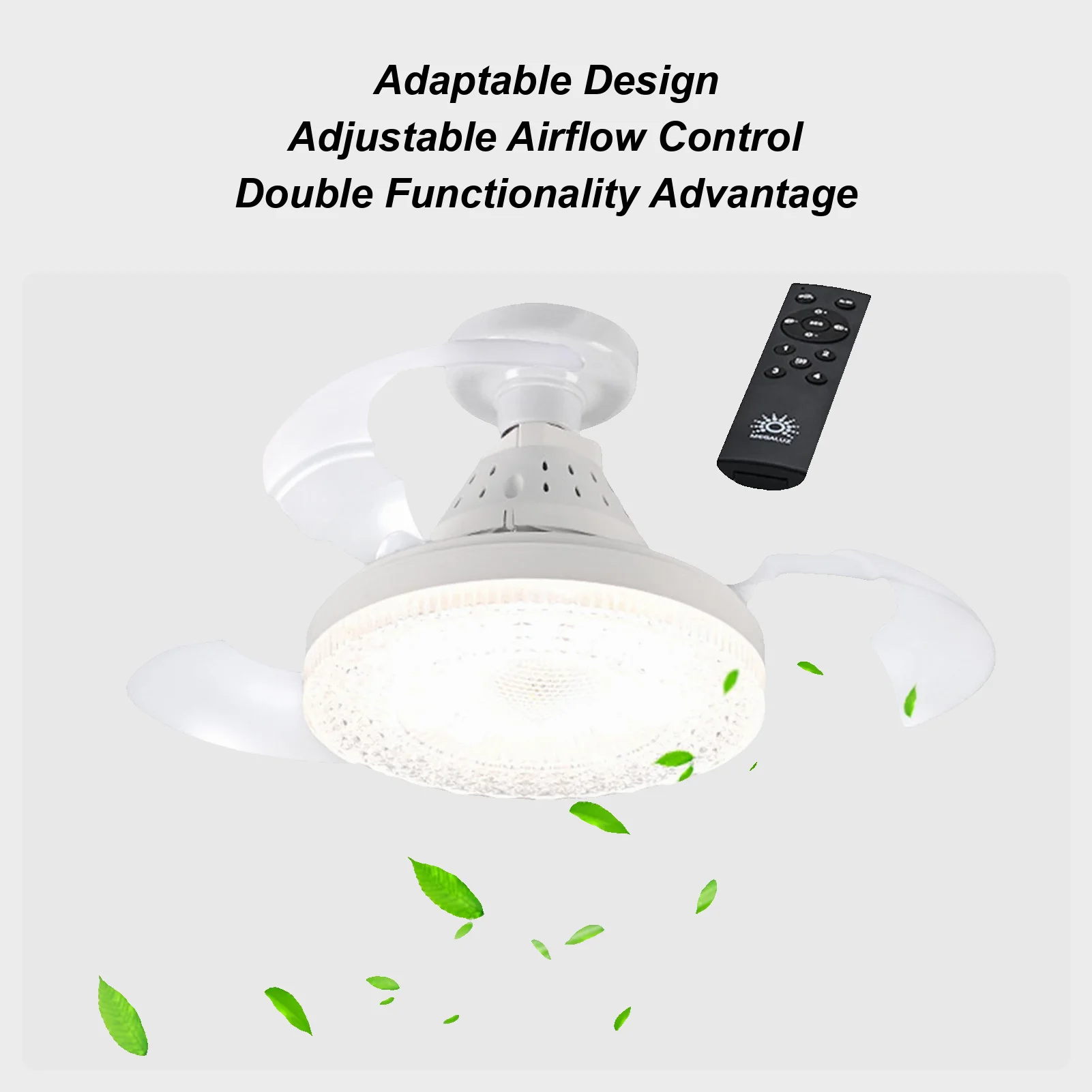 

Бесшумный потолочный вентилятор, 40 см, 26 Вт, простой светодиодный потолочный вентилятор с дистанционным управлением, домашнее домашнее осветительное устройство