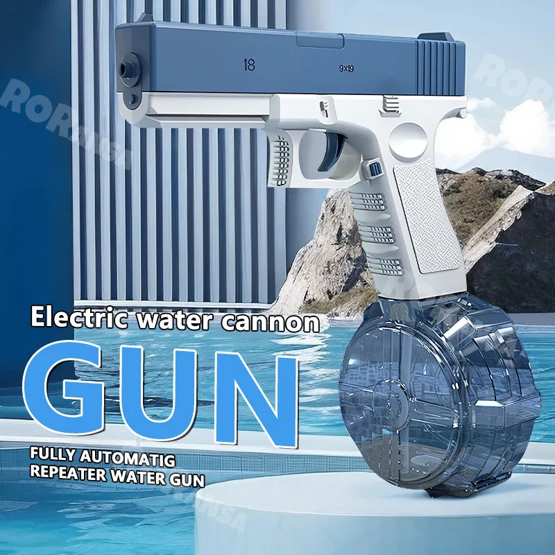 Pistola de agua eléctrica Fel bl para niños, niñas y adultos, juguetes de pistola de agua, regalos ideales para el verano, piscina, playa, juguete de agua al aire libre