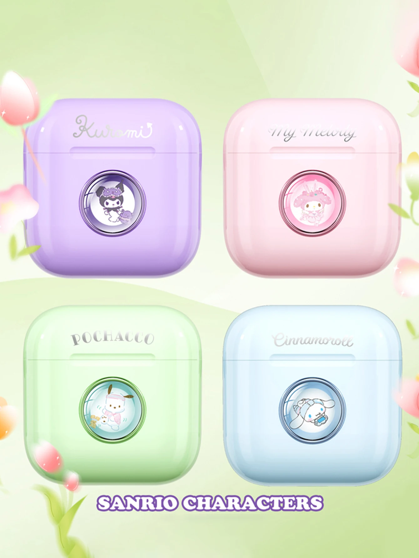 Choice Sanrio EJ-700 True wireless headphones Bluetooth 5.3 Wide compatibilit HIFI Stereo Sound Kuromi Melody Cinnamoroll