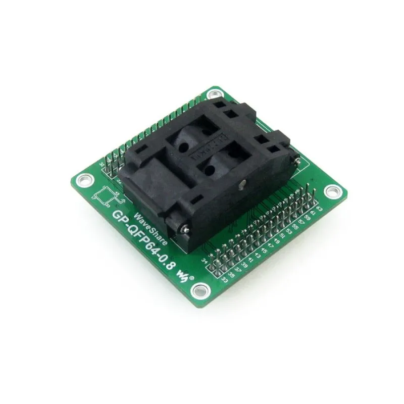 Makerseek GP-QFP64-0.8 SKU 3265 Waveshare GP QFP64 0.8, Programmer Adapter,