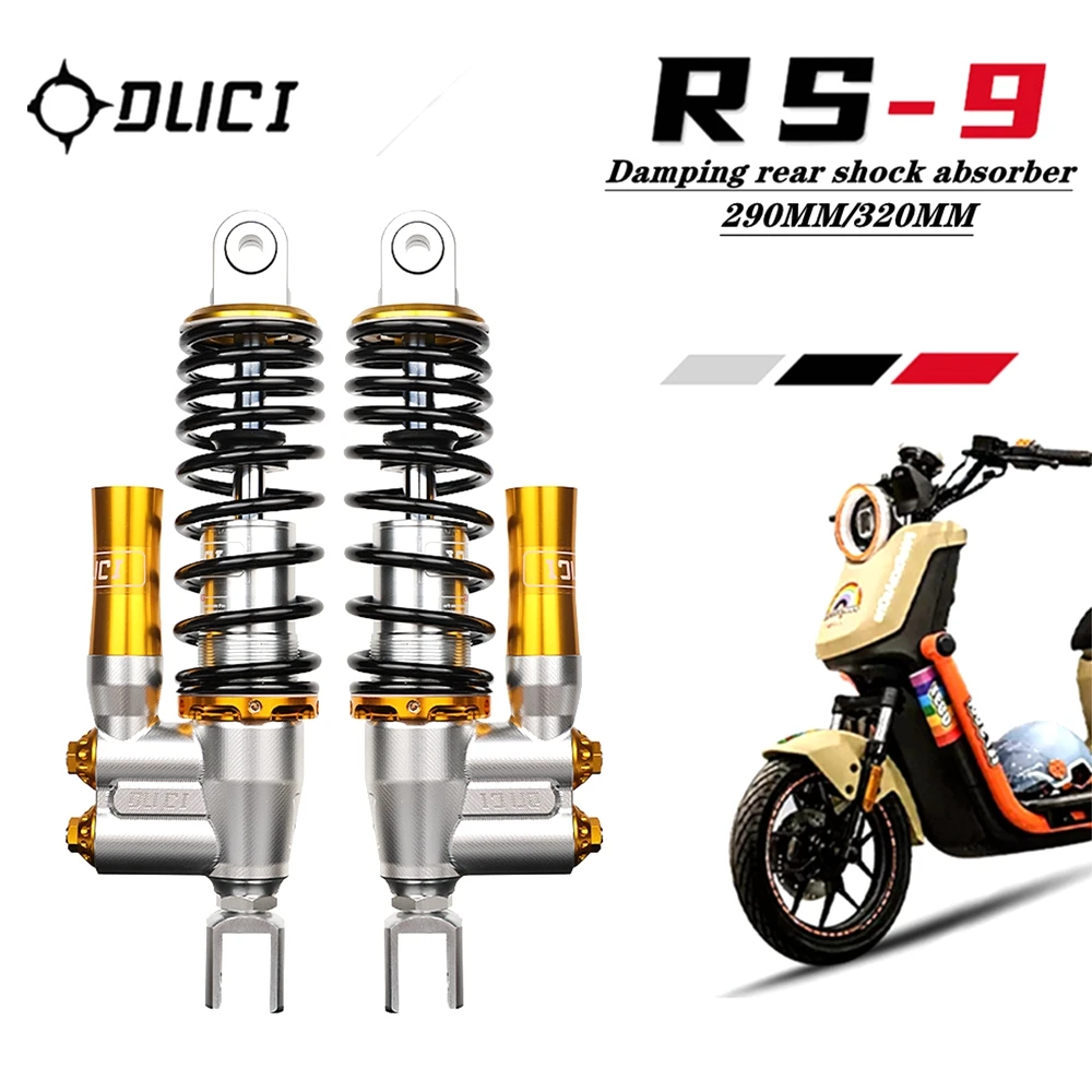 

290/320mm Invert Rear Shock Absorber Preload Damping Gas Adjust Universal For Yamaha Cygnus-X N/Xmax Aerox Niu Ninebot Scooter