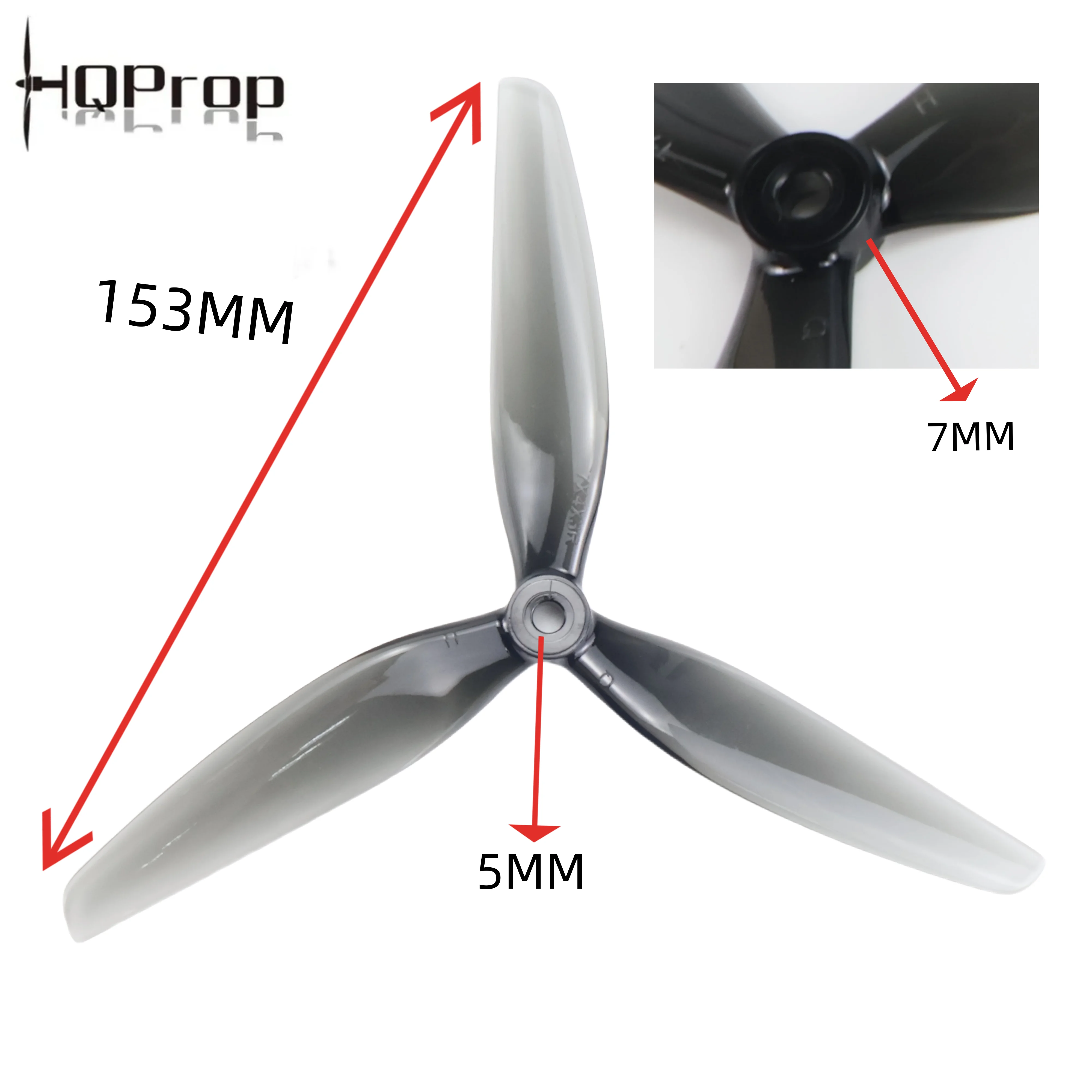 ชุดใบพัดโดรน RC FPV Freestyle ขนาด 7 นิ้ว ระยะไกล 3 ใบพัด 2 คู่ HQProp HQ 7X4X3 7040 ใบพัด 7x4 3 ใบพัด หมุนตามเข็มนาฬิกาและทวนเข็มนาฬิกา
