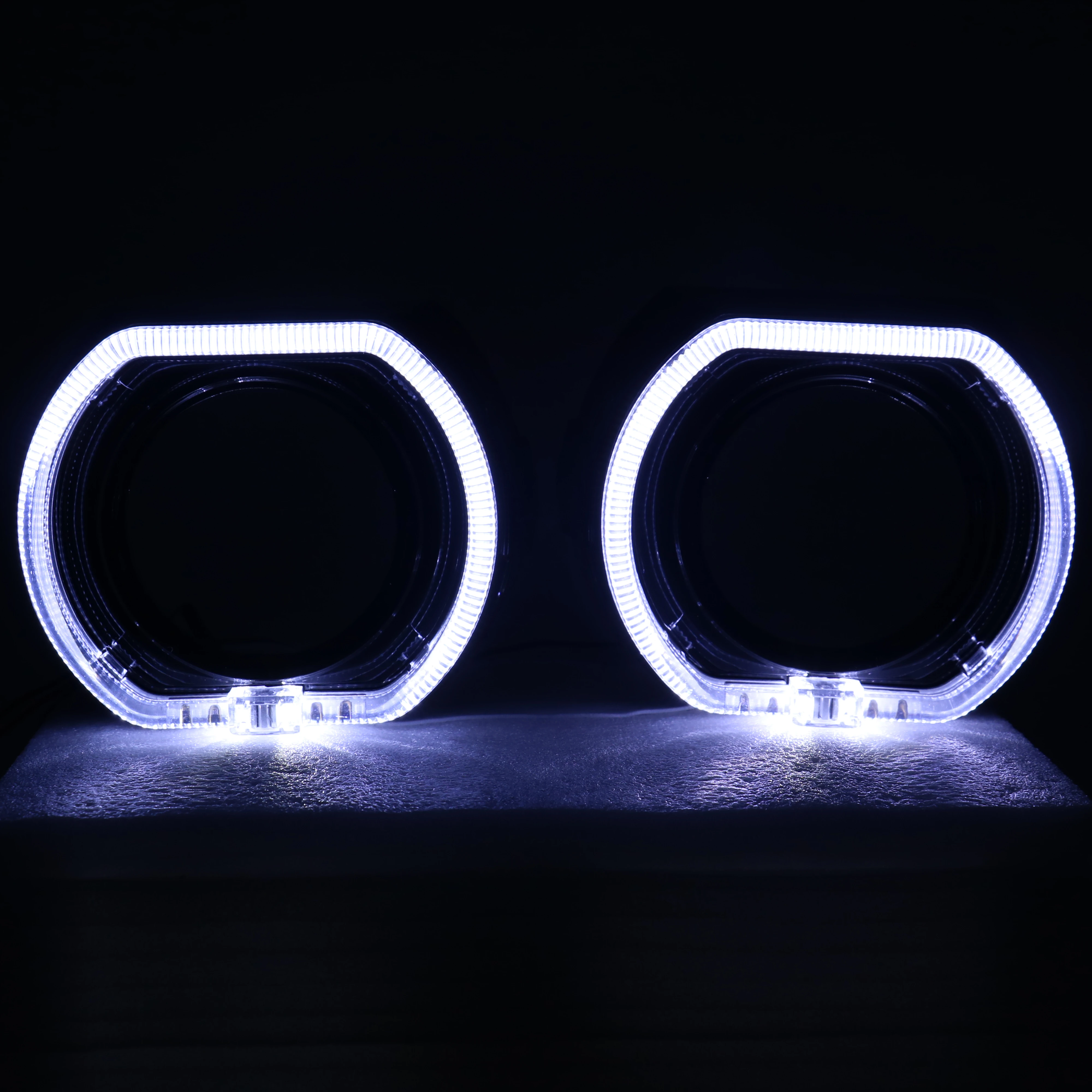 Wholesale Price 2.5 Inch LED Daytime Running Light DRL Integrated Cover Car Headlight Decoration Shroud Universal