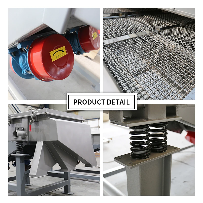 Hot Vibrating Screen Price Vibrator Sieving Gypsum Sieve Powder Screening Industrial Sifters Linear Vibration Separator Machine