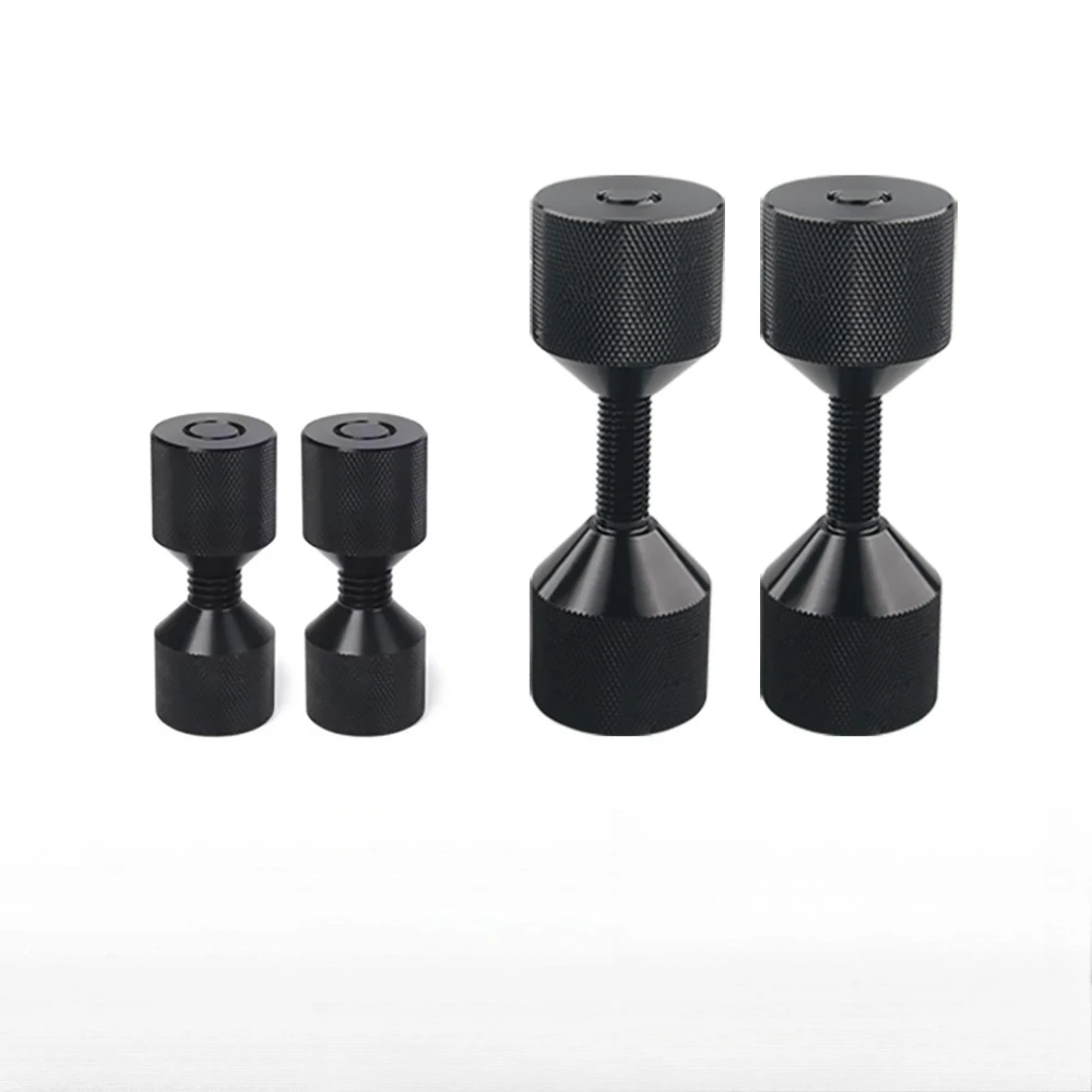 

2 Pcs 1-1/8in Two Hole Pins Set Threaded 2 Hole Flange Alignment Pin Pipefitter Tools for 150LB Flanges From 1/2in-14in